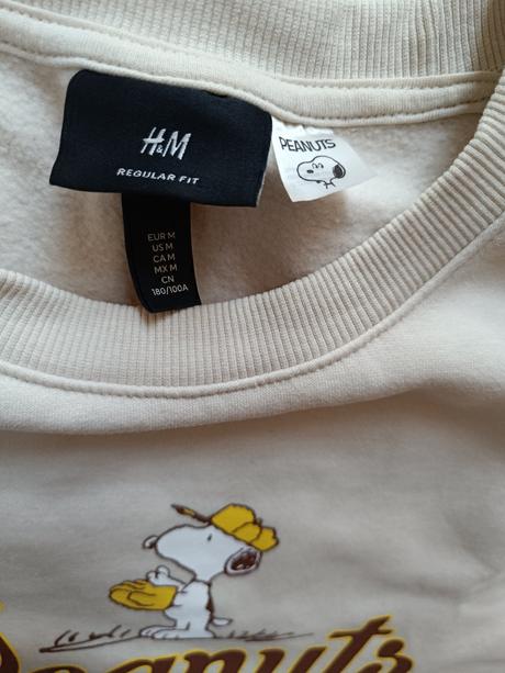 Nová mikina peanuts, h&m,m