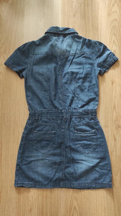 Dievčenské rifľové šaty, 158