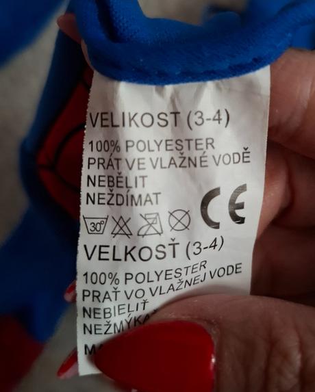Kostým spiderman 3-4roky, 