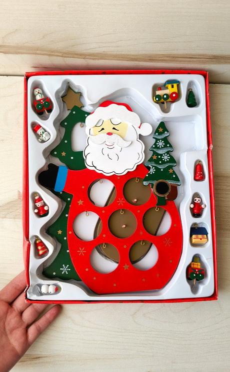Drevený mikuláš santa claus,