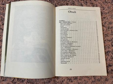 Krásna stará retro kniha péče o dítě švejcar josef, 