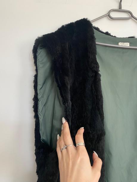 Kožušinová vesta, s