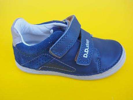 Detské kožené topánky ddstep 078 royal blue, d.d.step,26 - 31