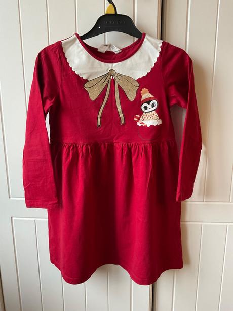 Šaty červené h a m, h&m,128