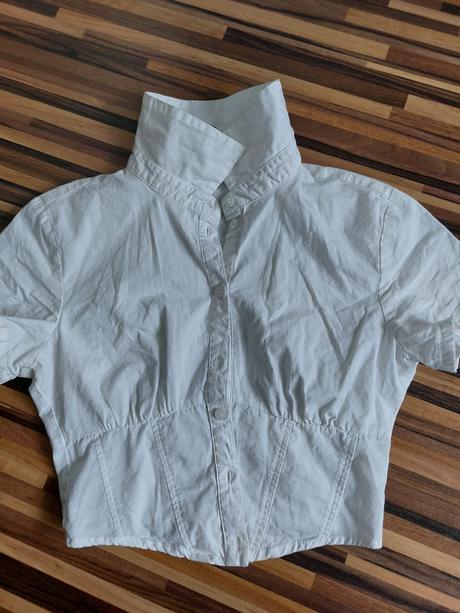 Crop košieľka, h&m,32