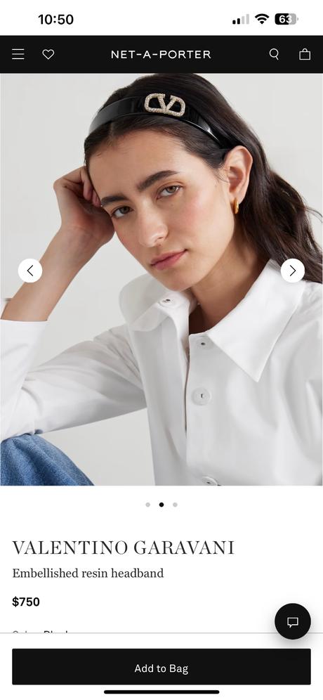 Valentino garavani čelenka, valentino