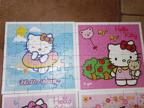 Hello kitty puzzle 4x,