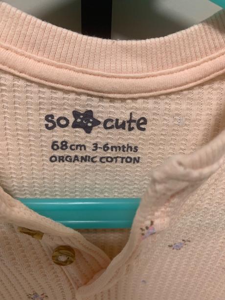 Pyžamkový overál s kvietkami, 68