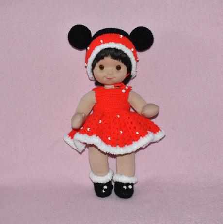 Vintage bábika stupsi, 