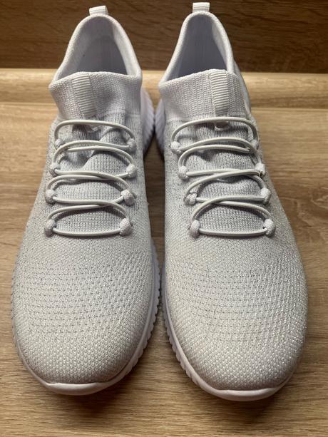 Nove damske biele tenisky slip on 42, graceland,42