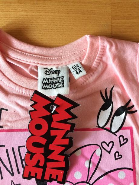 Dievčenské tričko minnie mouse - ružové., disney,104 / 116