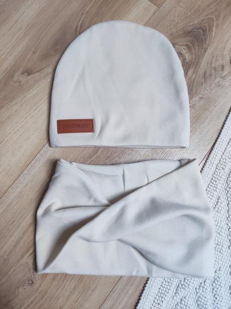 Dvojdverový set 1-3roky čiapka s nákrčníkom,