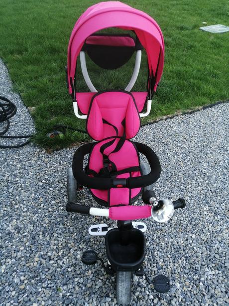 Trojkolka r-sport 360 otočná s rukoväťou na tlače, r-sport