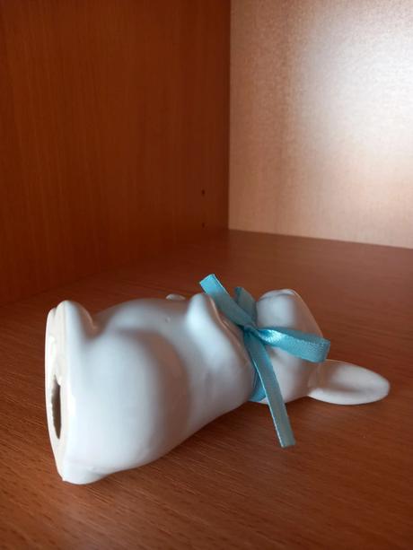 Dekorácia stojaci zajačik 12x5 cm,