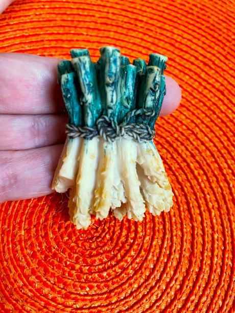 Plastická magnetka - špargľa, 