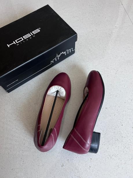 Kožené baleríny, 37