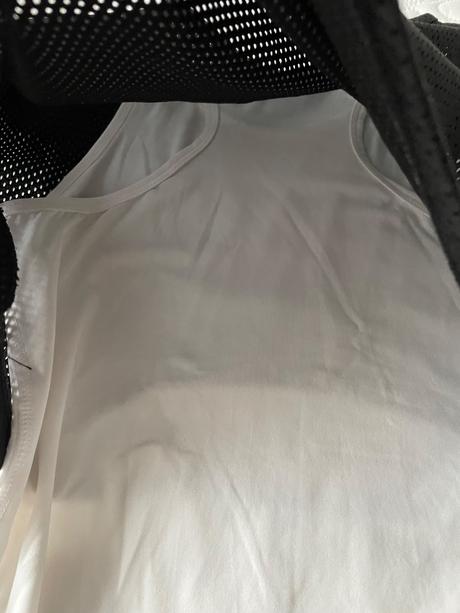 Tričko s krop top active, h&m,140