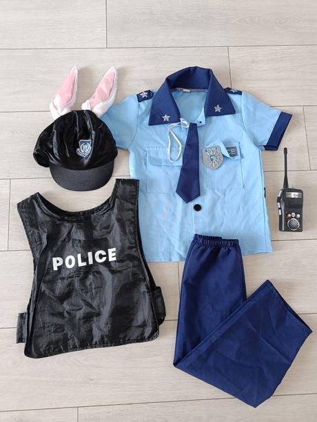 Kostým zajačica hopsová - policajt, 