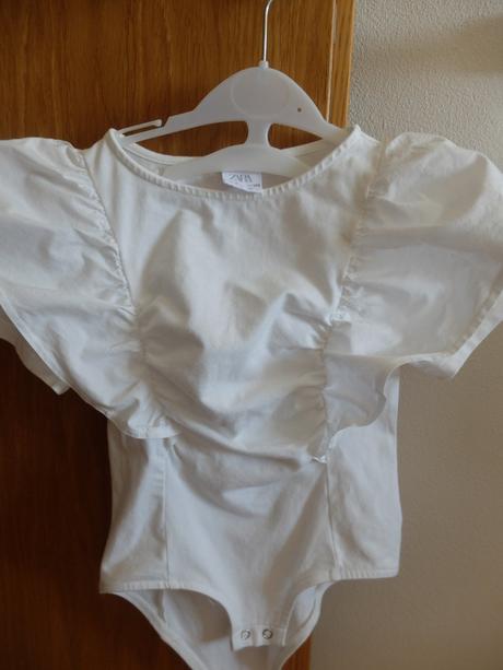 Tričko s volánmi- body 128, zara,128