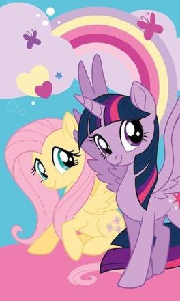 Detský uterák my little pony duha 30/50, 