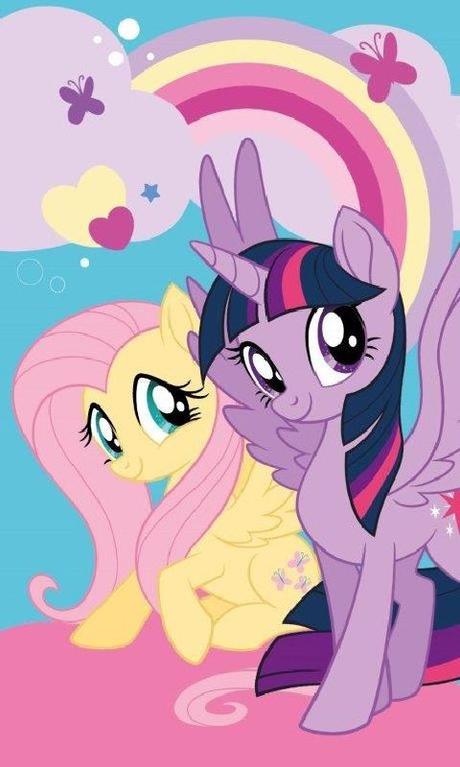 Detský uterák my little pony duha 30/50, 
