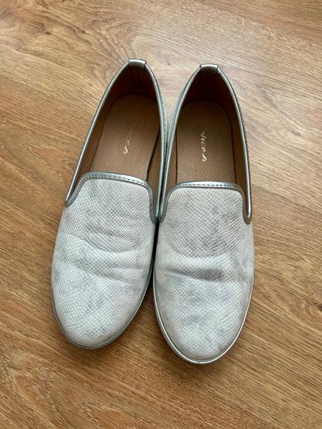 Kožené balerínky, 38