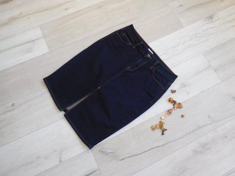 Riflová suknička 40v,, f&f,40