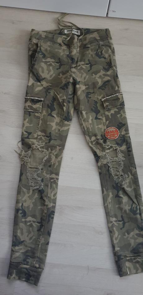 Maskáčové nohavice č.32, tally weijl,32