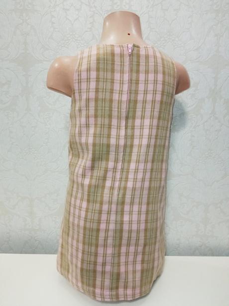 Dievčenské elegantné šaty kockované h&m (3-4r.), h&m,104