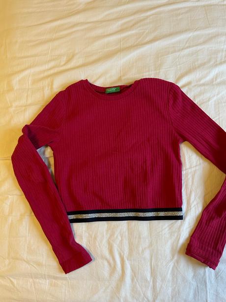 Benetton crop tričko, benetton,146
