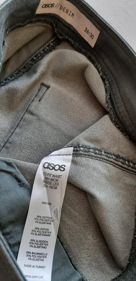 Elastické slim rifle 26/30, denim,26