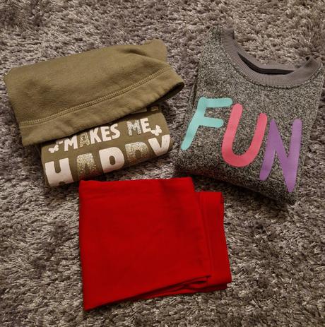 Mix oblečenia mikiny + nové legíny, 104–116