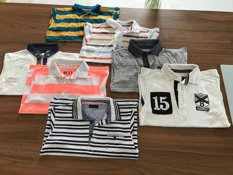 Bielomodra pasikova polokosela top stav, next,110