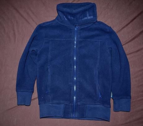 Flisova mikinka na zips, 116
