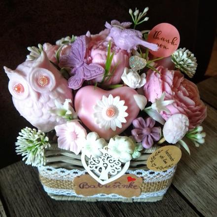 Mydlová kytička so stromom života, 