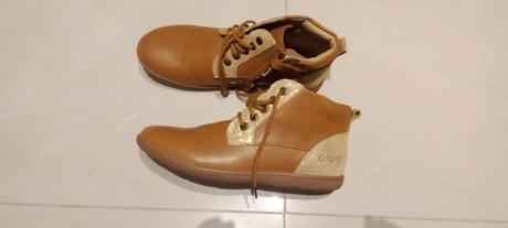 Kožené topánky, kickers,35