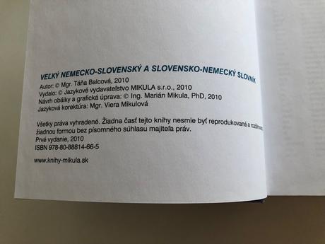 Veľký nemecký slovník, 