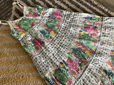 Farebné maxi šaty, h&m,128