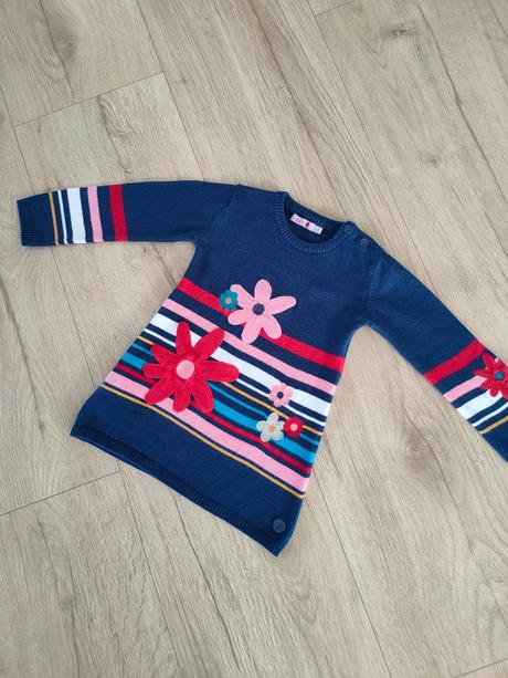 Svetrikové šaty boboli veľ. 92, 92