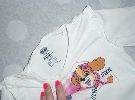 Tričko paw patrol na 4 až 6 rokov, nickelodeon,110