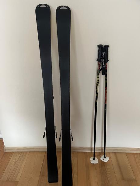 Lyže rossignol 150 + lyžiarky dolomite č. 38, rossignol,150-159 cm