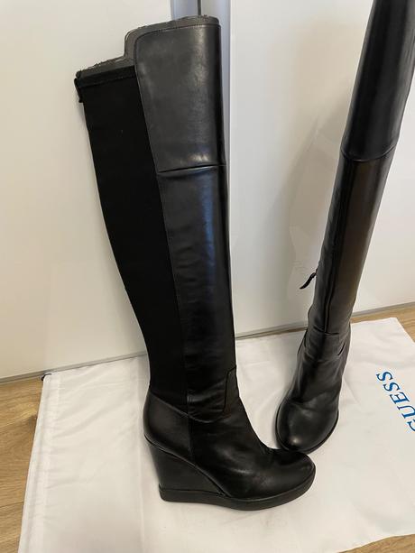 Kožene čižmy guess, guess,38
