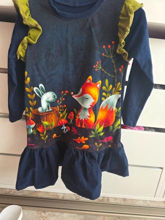 Šaty s líškou 116, 116