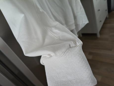 Bebe biela luxusná biela tenšia mikina l, bebe,l