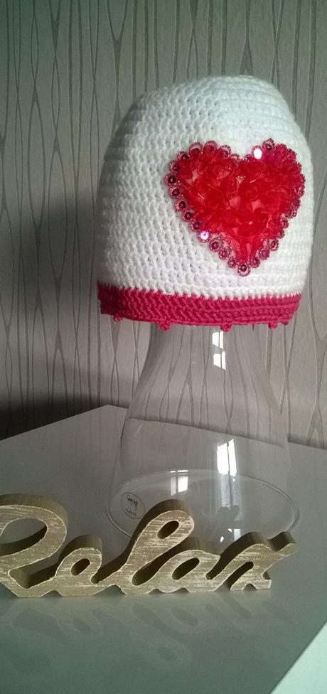 Háčkovaná čiapočka na obvod hlavičky 48-49cm, 116