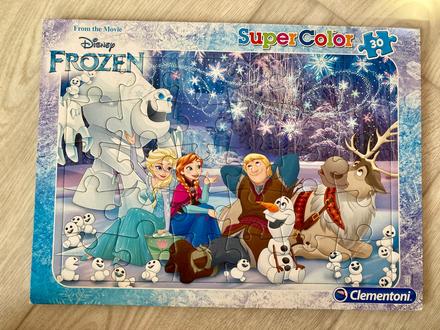 Puzzle frozen elsa anna kristofer olaf, 