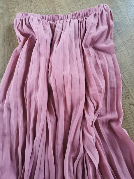 Skladane nohavice - sukna, l