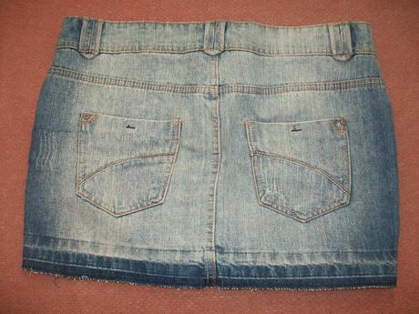 Suknicka riflova malonosena, velkost 38, okay,38