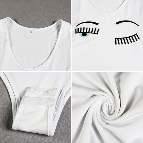 Biele tielkove eyes body vel. s/m, m / s