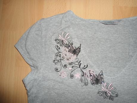 Sive tricko motyle, marks & spencer,s